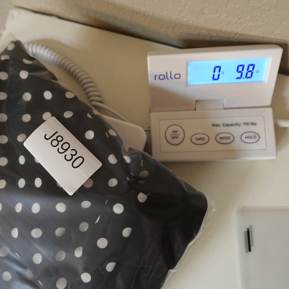 Ralph Lauren Dress Womens 10 ALine Polka Dot Mini Black White Square Neck - Picture 8 of 8